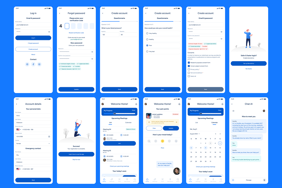 MediCo - Medical UI Kit, an UI Kit Template by Ecolor Studio (Photo 4 of 7)