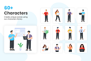 Flat Employment Illustration Set, a Person Illustration by Brickclay (Thumbnail 5 of 8)