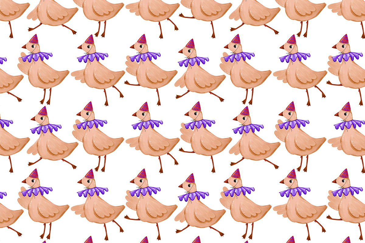 Festive Goose Party Clipart Set, an Animal Illustration by the_myro (Photo 9 of 17)