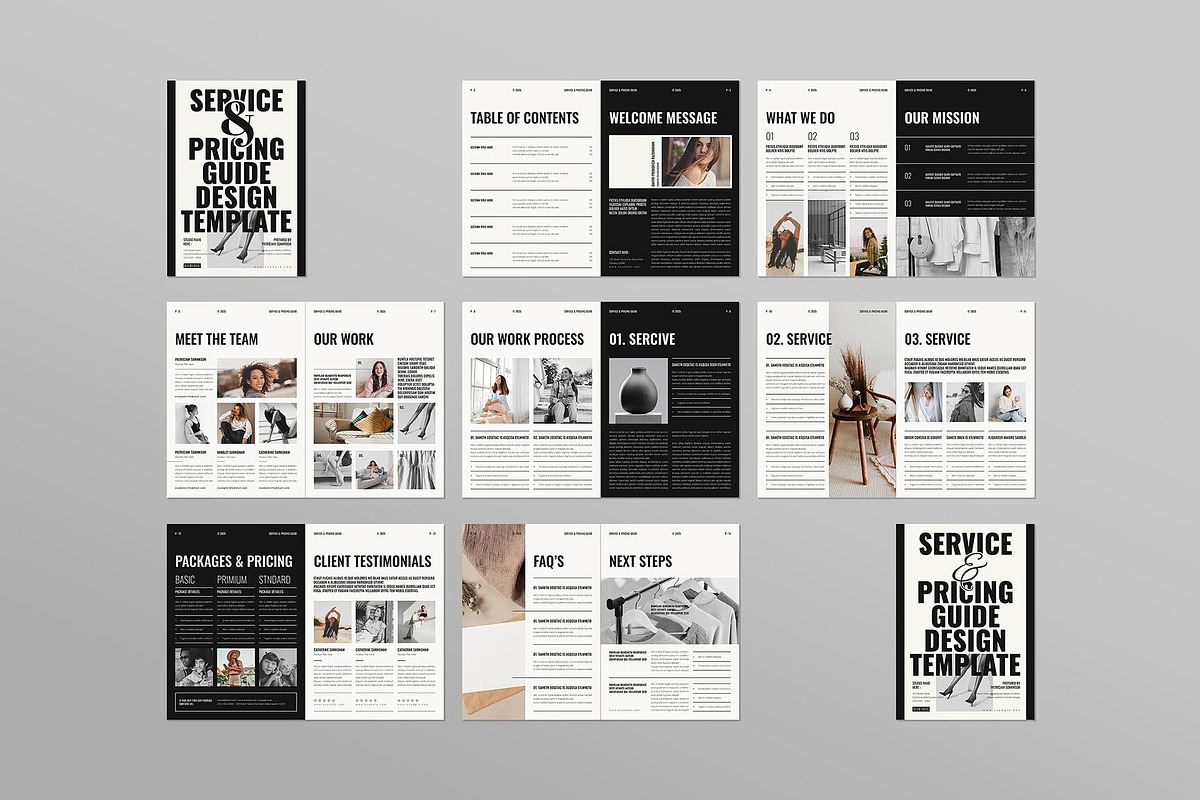 Service & Pricing Guide Template, a Brochure Template by ElvinPrint (Photo 8 of 8)