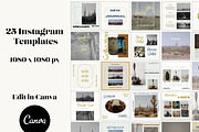 25 Canva Templates for Instagram, a Social Media Template by Wild Wander Collective (Thumbnail 4 of 7)