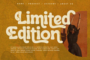Retosta Retro Display Font, a Sans Serif Font by Storytype Studio (Thumbnail 10 of 15)