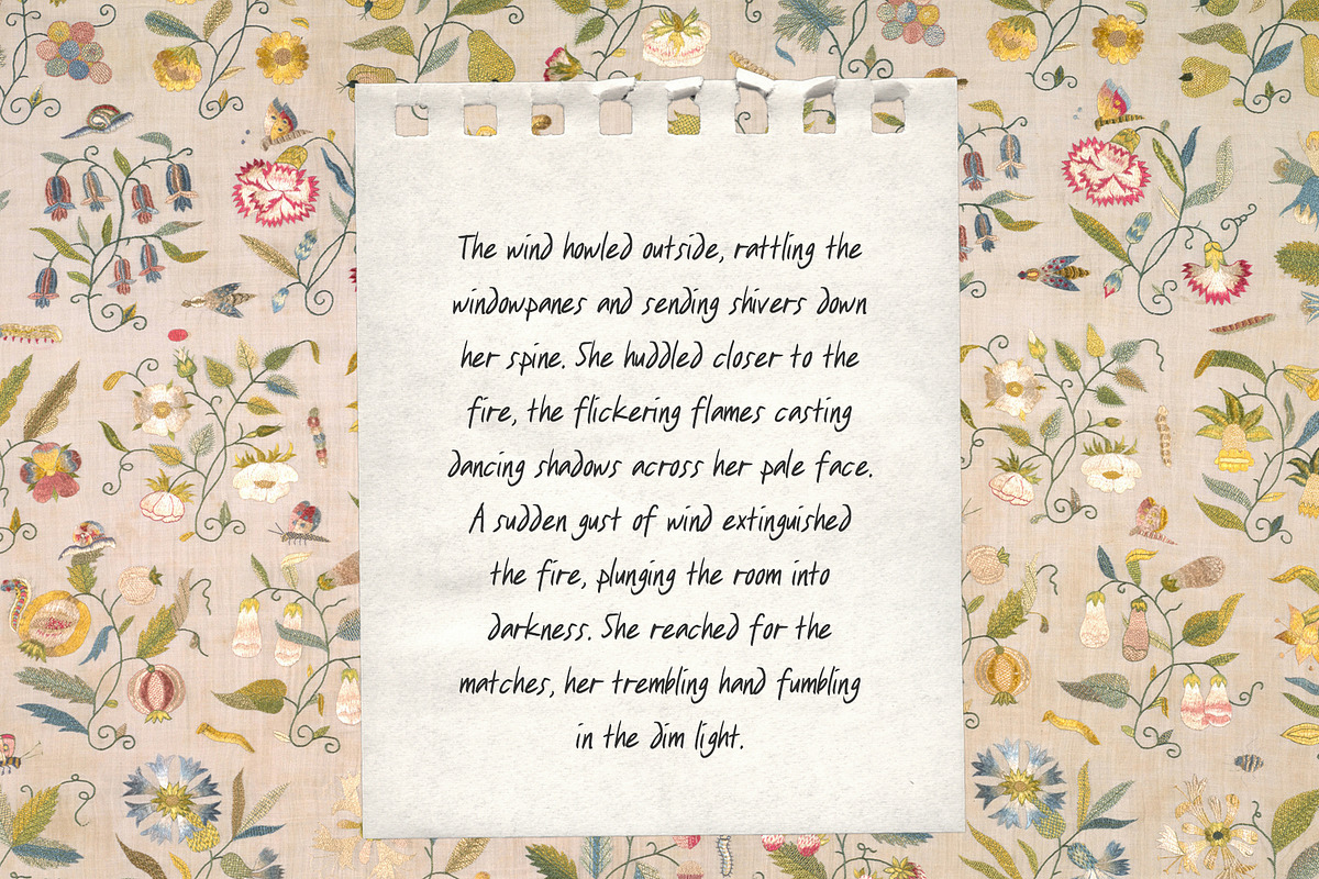 The Scarlet Pimpernel Handwritten, a Handwritten Font by Perplexitics (Photo 4 of 10)