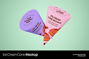Ice Cream Cone Mockup PSD, a Cups & Container Mockup by Akrinity Digital (Thumbnail 1 of 4)