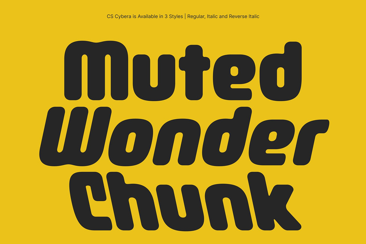 CS Cybera – Bold Display Font, a Sans Serif Font by Craft Supply Co. (Photo 2 of 8)