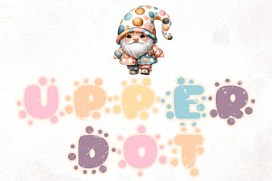 UPPER DOT - Handwriting, a Handwritten Font by Charmingbear59.design