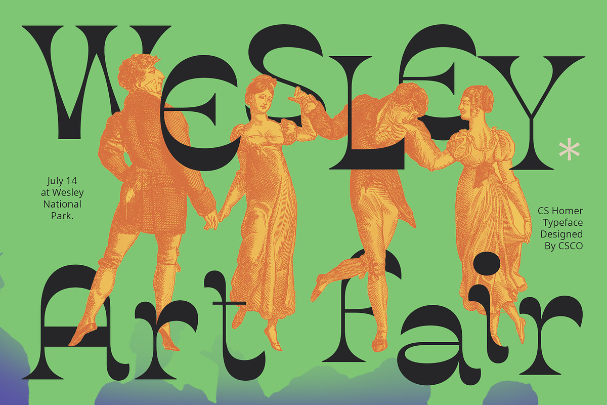 CS Homer - Reverse Contrast Font preview 5