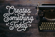 Anelka Fambuya - Monoline Retro Font, a Script Font by StringLabs (Thumbnail 10 of 14)
