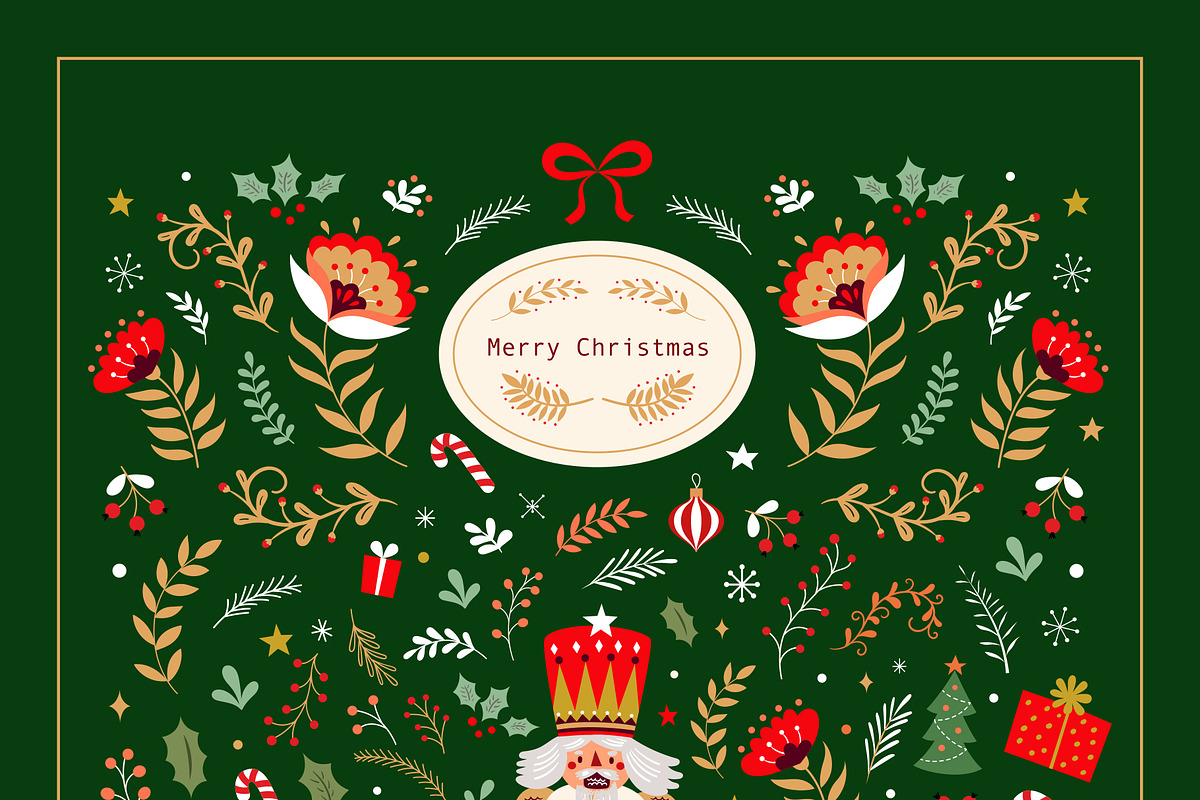 Merry Christmas, a Seasonal Illustration by MoleskoStudio (Photo 12 of 17)