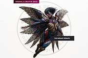 Glassborn Court Stained Glass PNG, a Decorative Illustration by ThatsDesignArt (Thumbnail 14 of 18)
