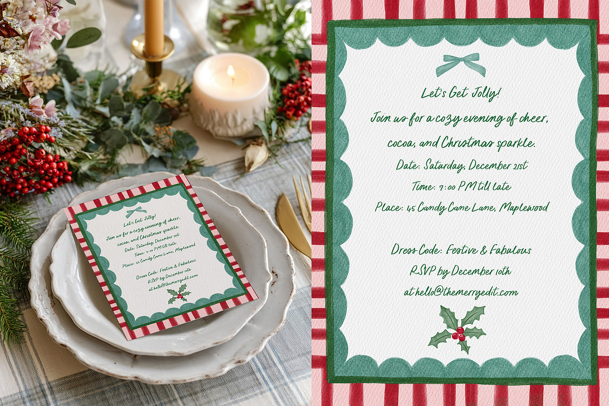 Christmas Circus Cliparts & Frames, an Object Graphic by Essentially Nomadic (Photo 7 of 9)