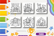 Christmas Cozy Friend Coloring, a Seasonal Illustration by Design Zone (Thumbnail 3 of 5)