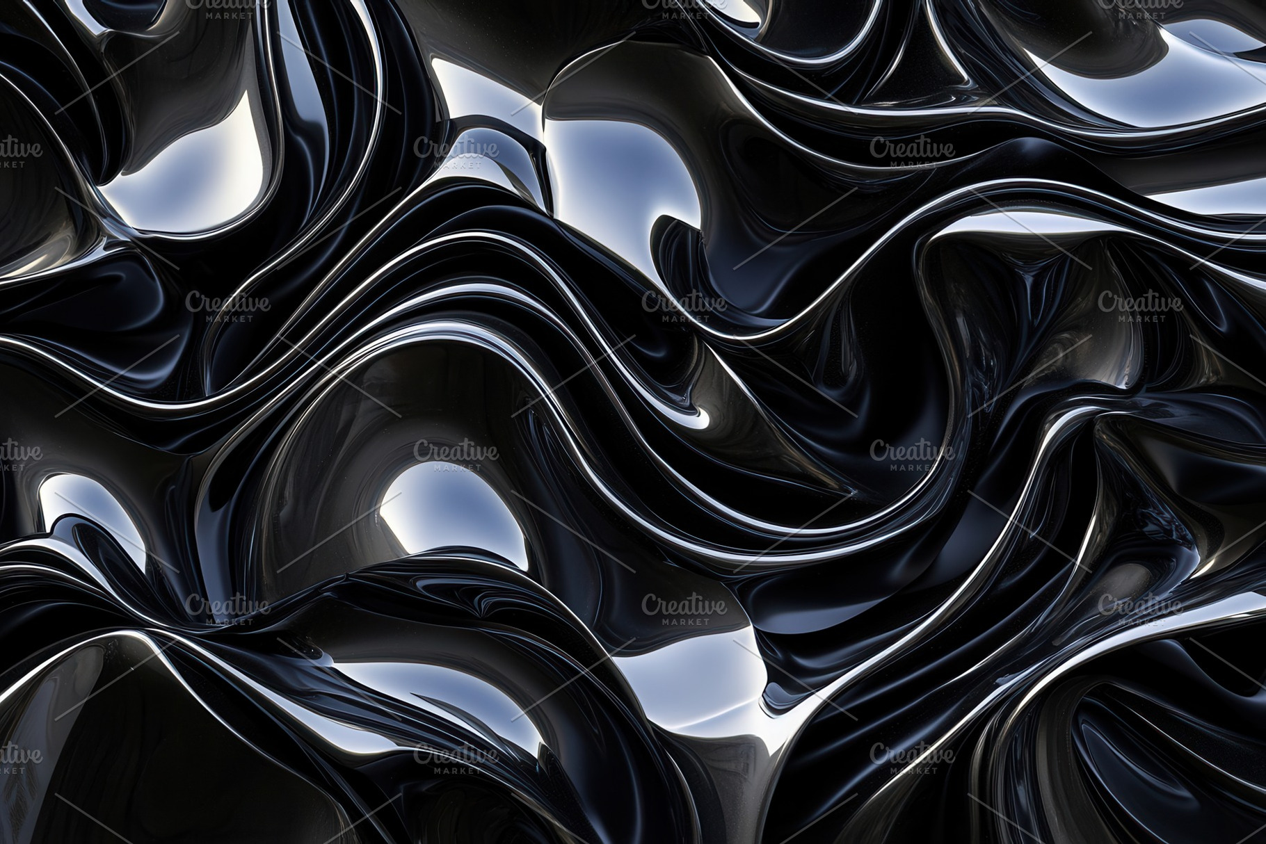 An abstract 3D black background, a Photo by Pavel_design