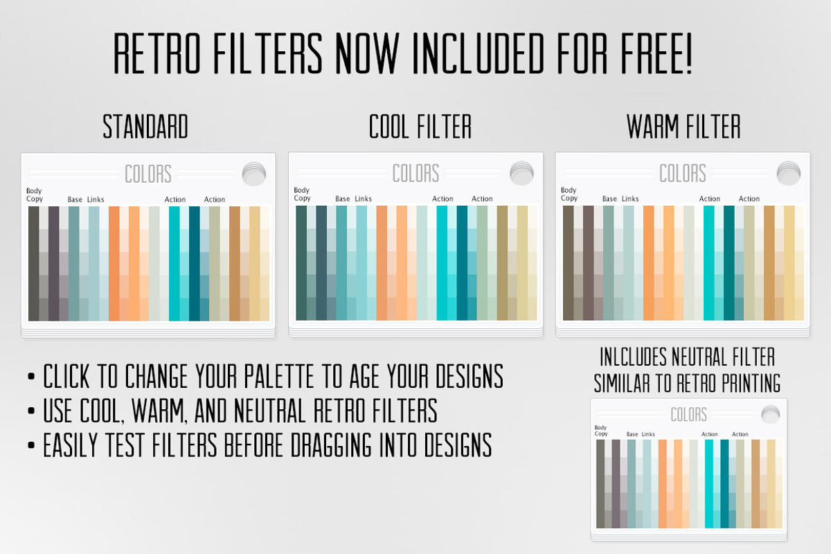 Easy PSD Color Scheme Palette, a Templates & Theme by Brian White Design Goods (Photo 3 of 3)