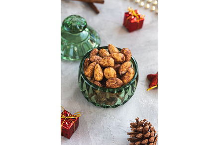 Candied or sugared almond in glass, a Food & Drink Photo by Lermont51