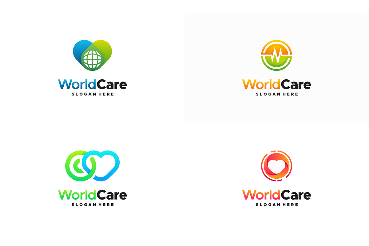 Global Care logo designs vector, a Branding & Logo Template by Lucky Creative (Photo 1 of 5)