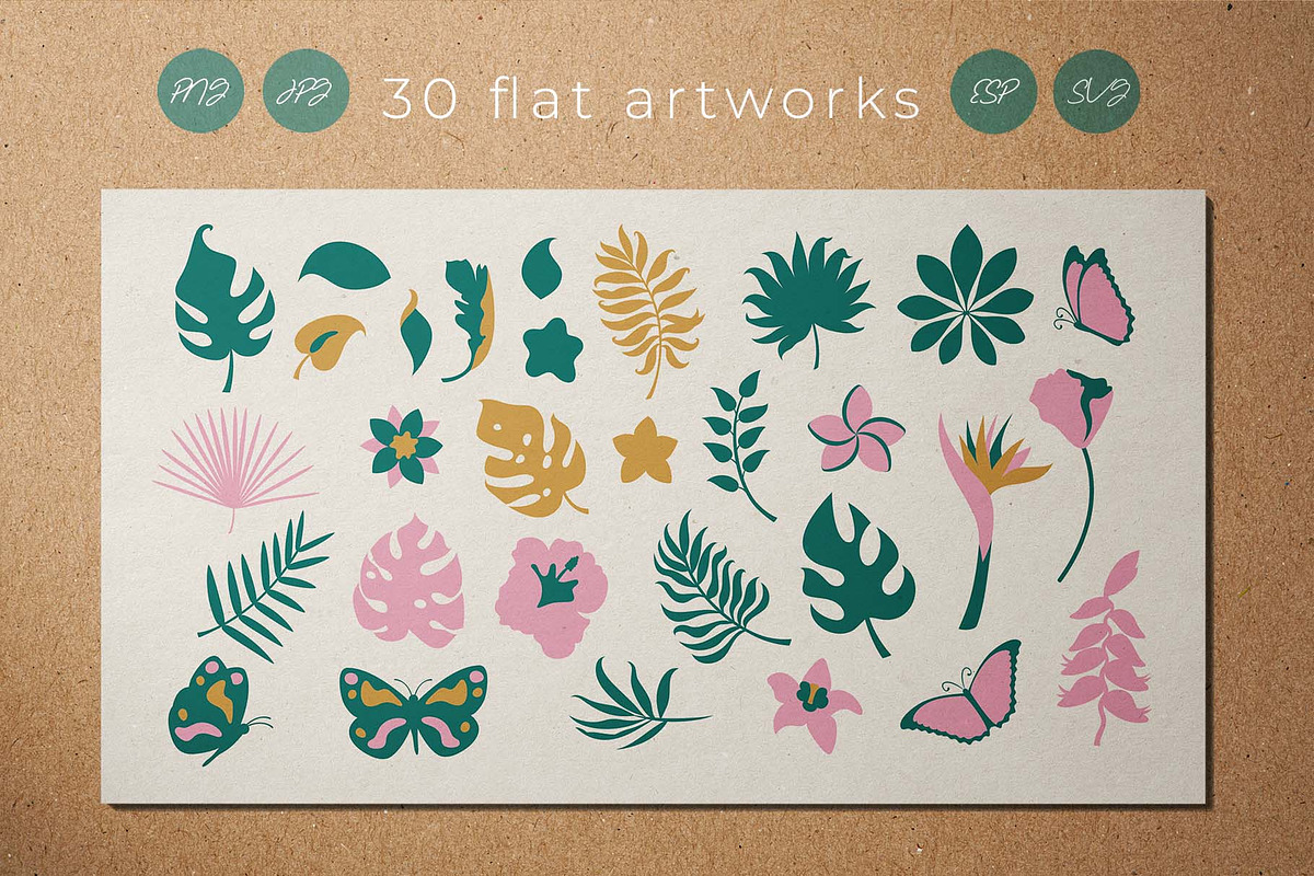 Tropical Velvet Jade Beauty, a Decorative Illustration by Illustana (Photo 6 of 21)