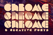 Chrome - Display Font, a Font by MIIM (Thumbnail 1 of 5)