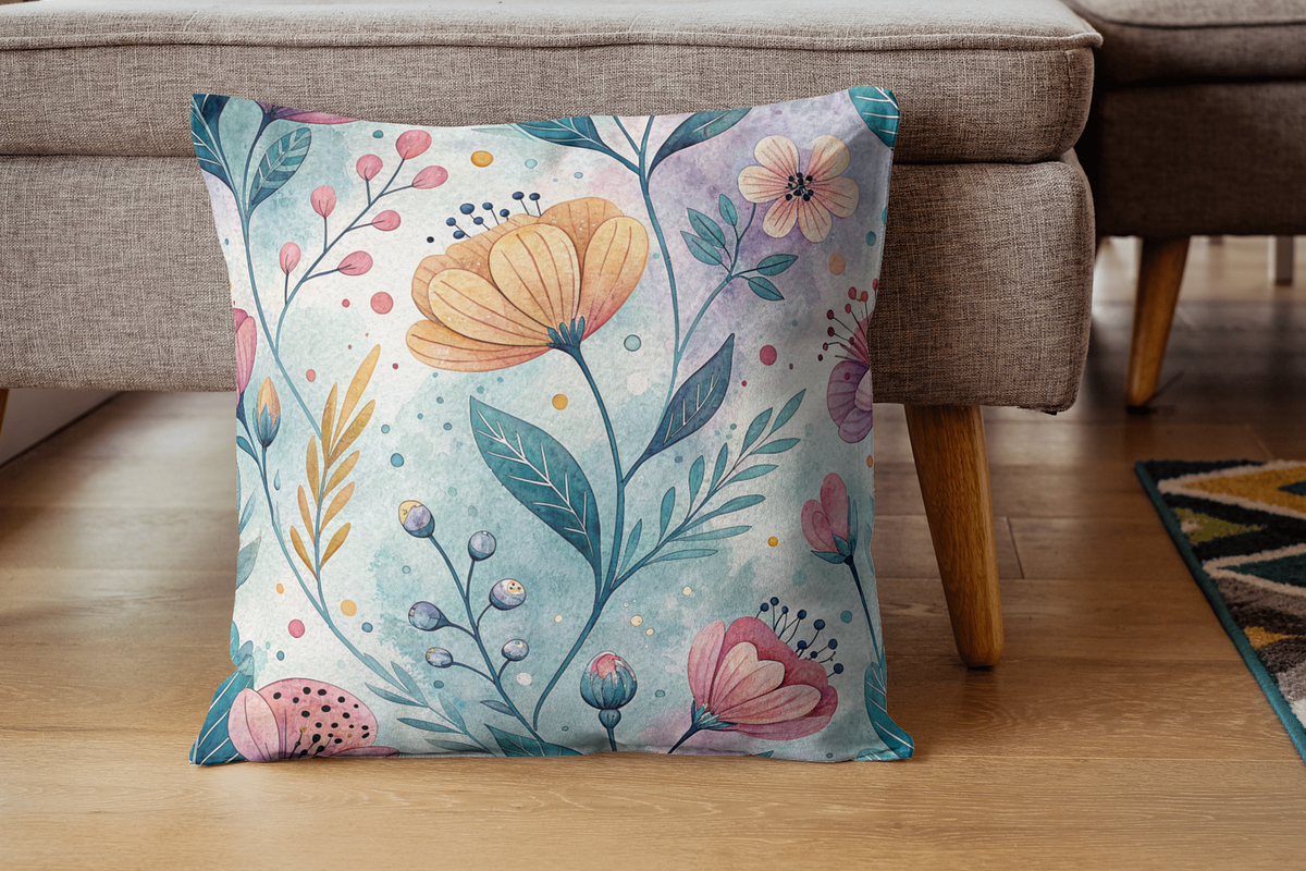 Whimsical Watercolor Floral Patterns, a Pattern Graphic by FloridPrintables (Photo 8 of 9)
