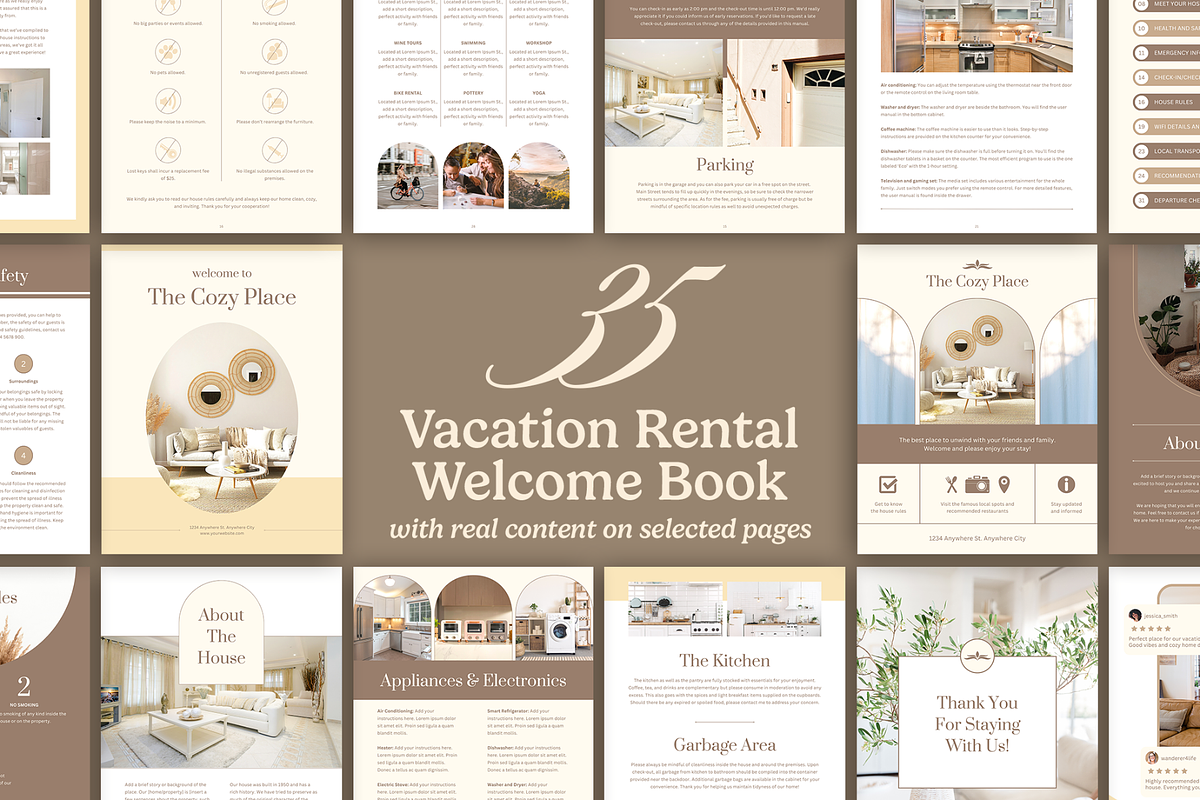 Airbnb House Manual Creator, a Magazine Template by Creatif Foundry (Photo 2 of 9)