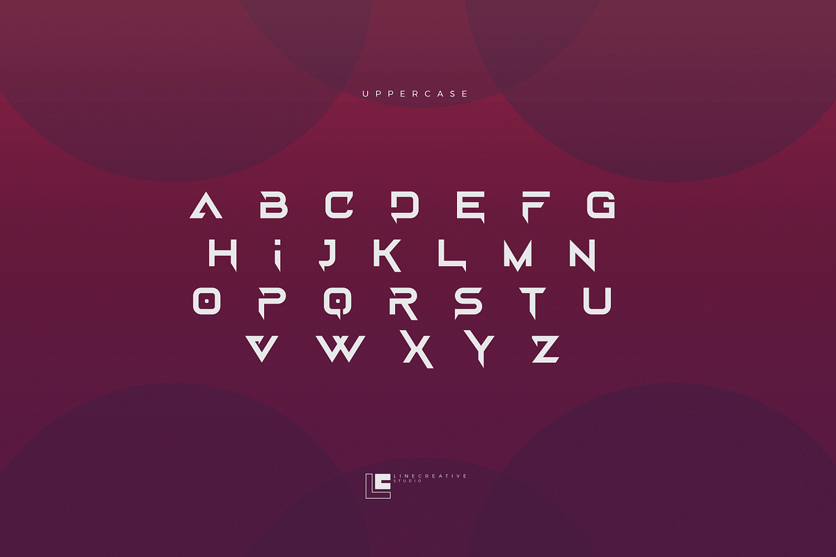Bord - Futuristic Font preview 3