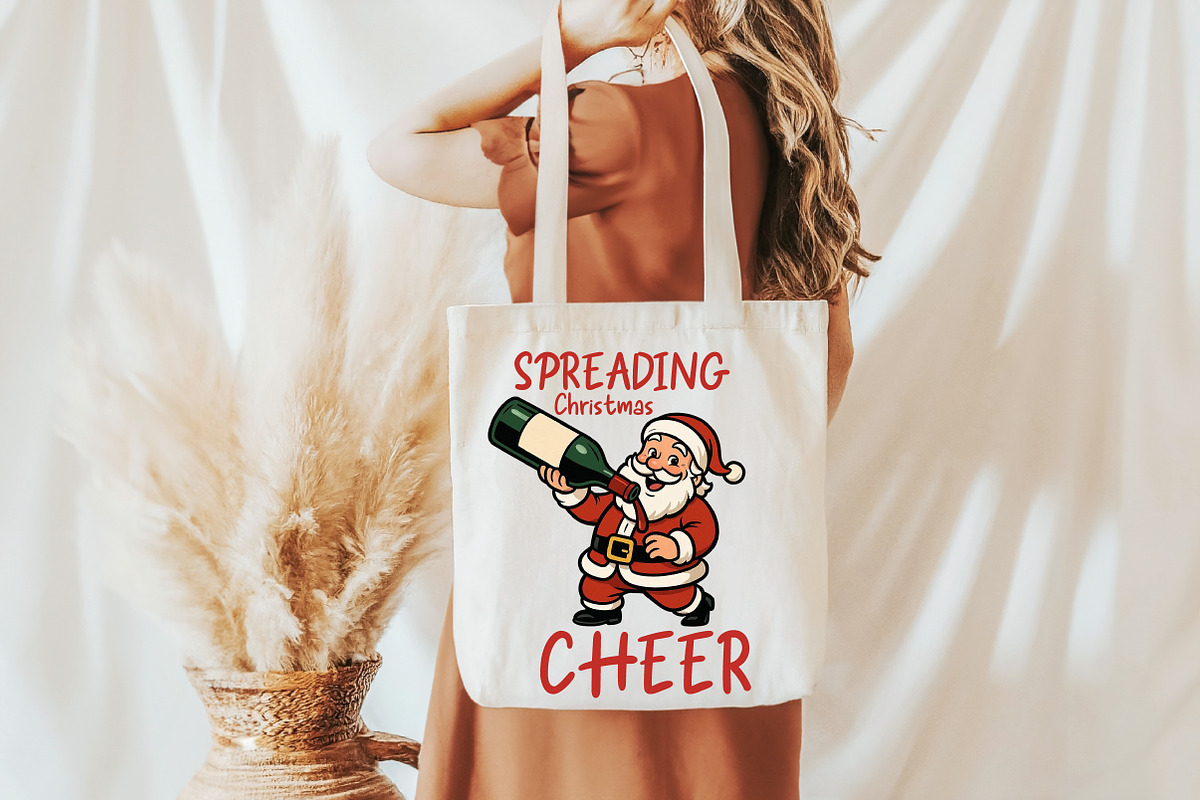 Funny Santa Claus Spreading PNG, an Illustration by Daily.Designs (Photo 5 of 5)