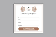 Photographer Gift Certificate-V03, a Card Template by Template Shop (Thumbnail 2 of 5)