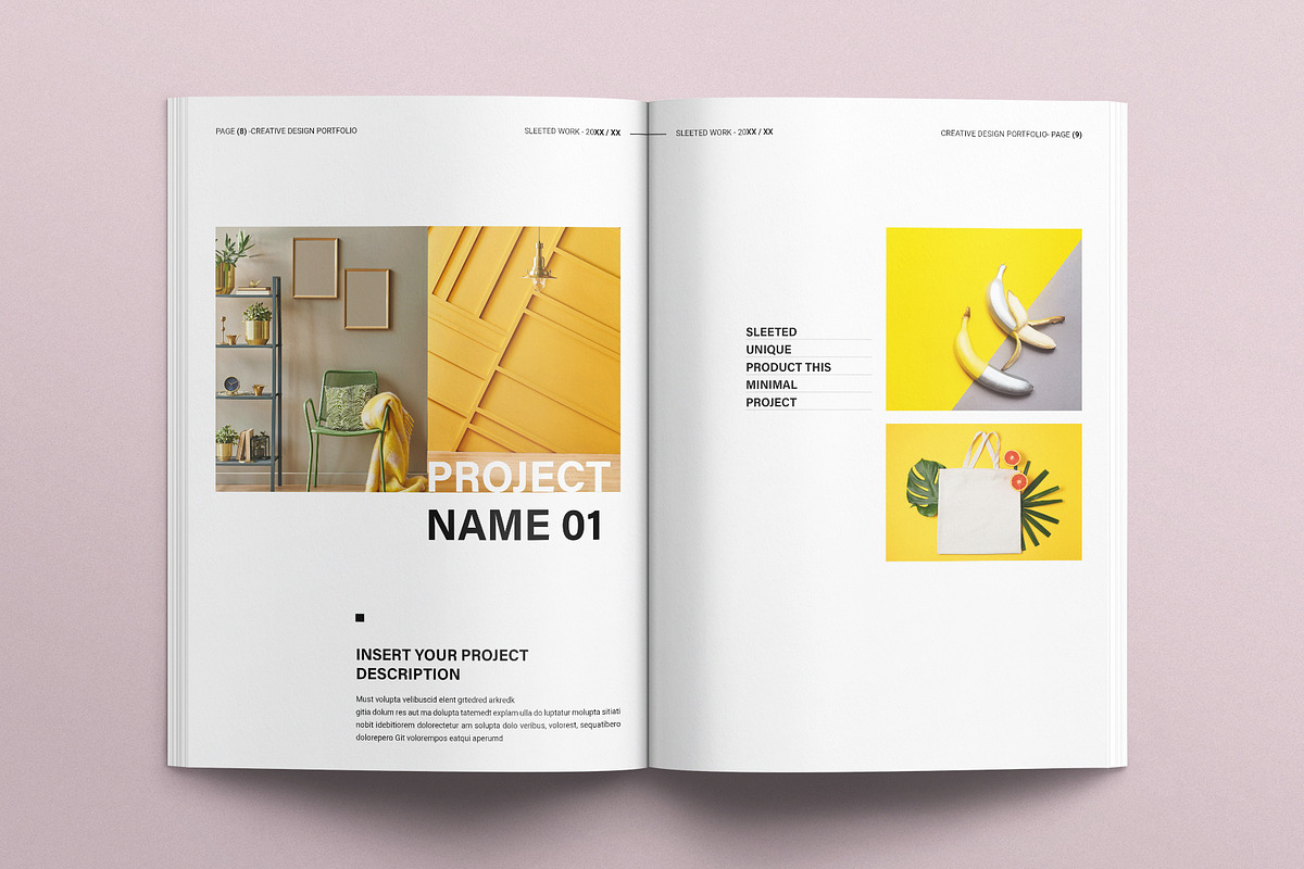 Creative Design Portfolio Template, a Brochure Template by E-Type (Photo 4 of 8)