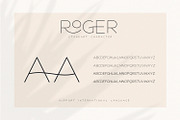 Roger - An Elegant Sans Serif, a Sans Serif Font by Graphicfresh (Thumbnail 7 of 9)