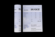 Simple Gradient Invoice, a Stationery Template by Neermana (Thumbnail 3 of 4)