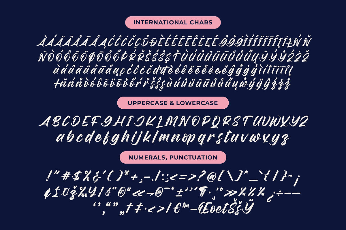 Duster Nighty Bold Handwritten Fon, a Script Font by Letterena Studios Script (Photo 19 of 20)