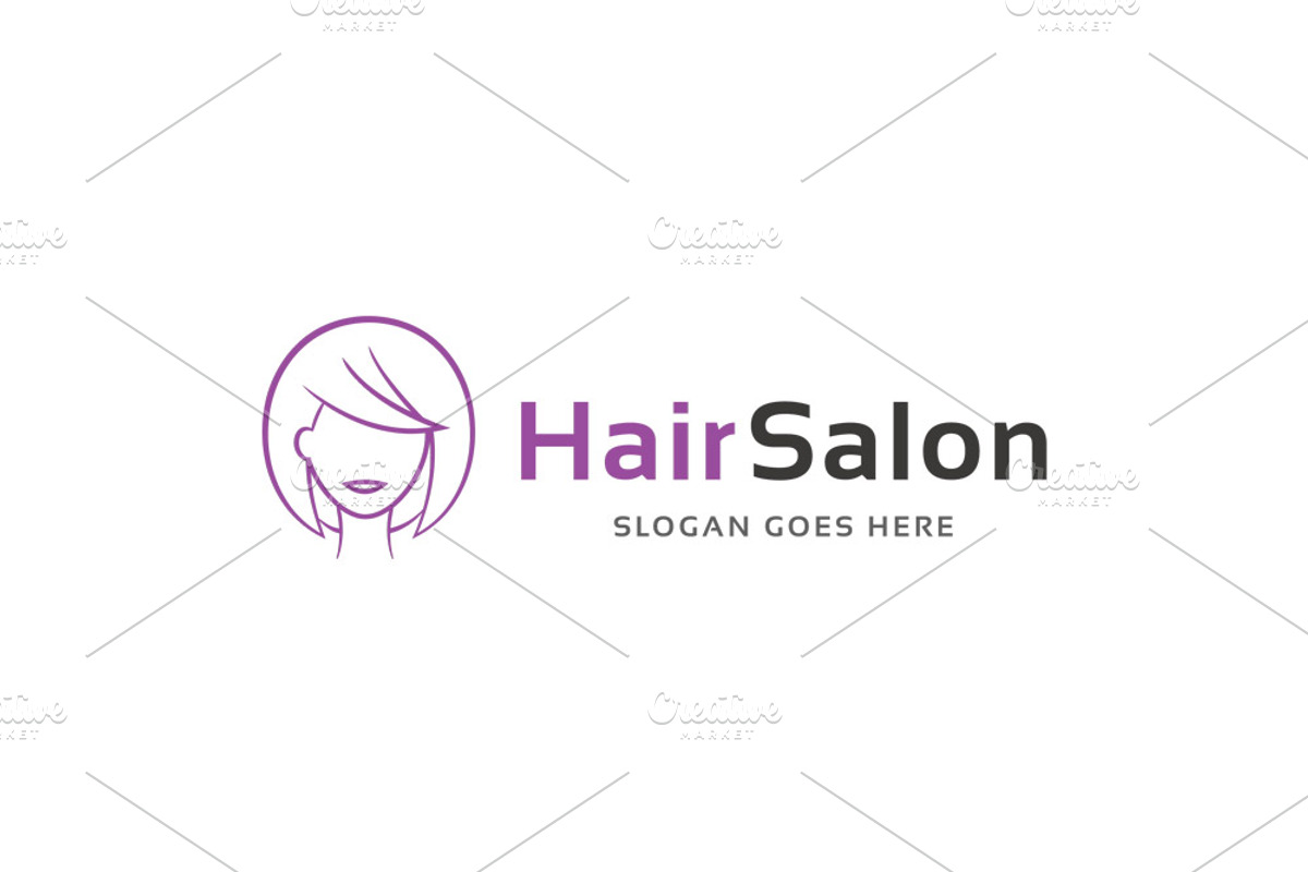 Hair Salon Logo, a Branding & Logo Template by WellMadePixel (Photo 2 of 5)