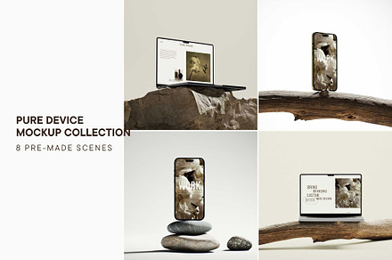 Pure Device Mockup Collection, a Device Mockup by Mockup Line