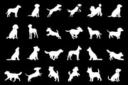 Collection of Dog Silhouettes Vector, an Animal Illustration by nandinigraphics (Thumbnail 2 of 3)