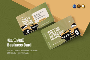 Car Detail Business Card