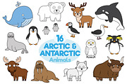 16x Arctic and Antarctic Animals, an Animal Illustration by asantosg (Thumbnail 1 of 8)