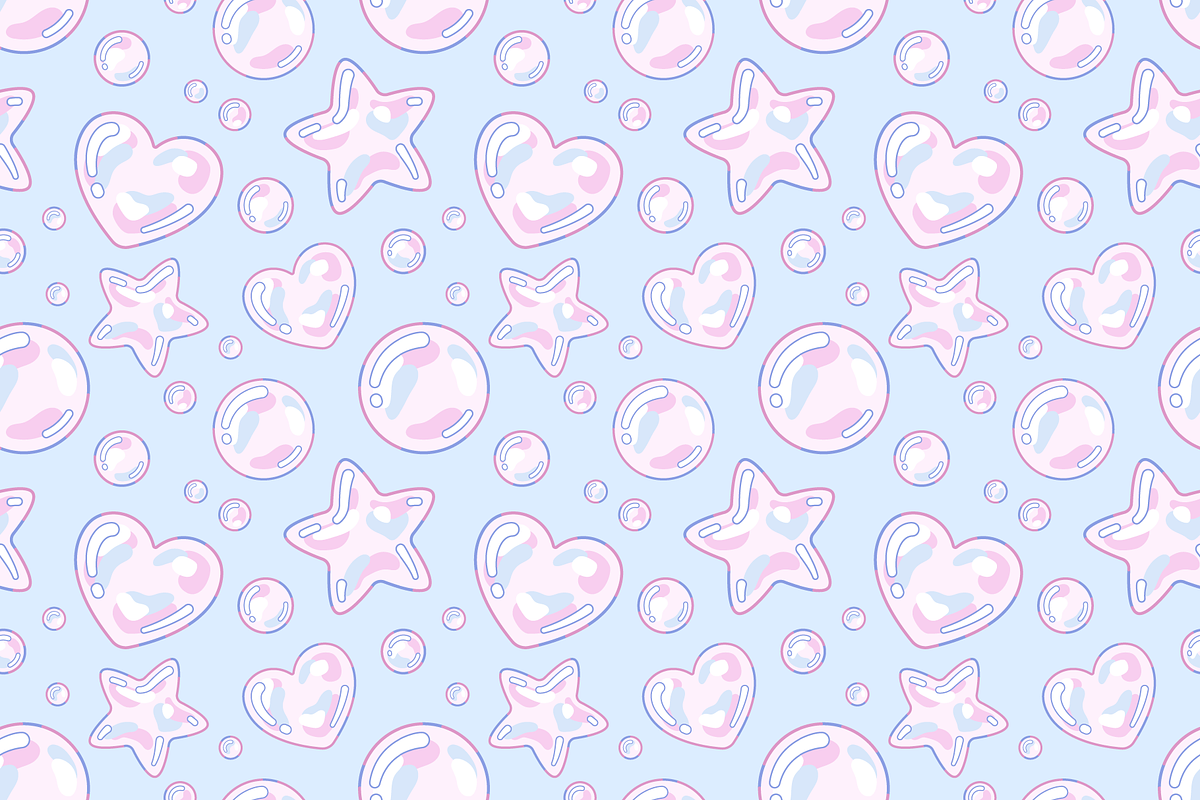 Soap bubbles pattern, an Illustration by Cmeree (Photo 2 of 3)