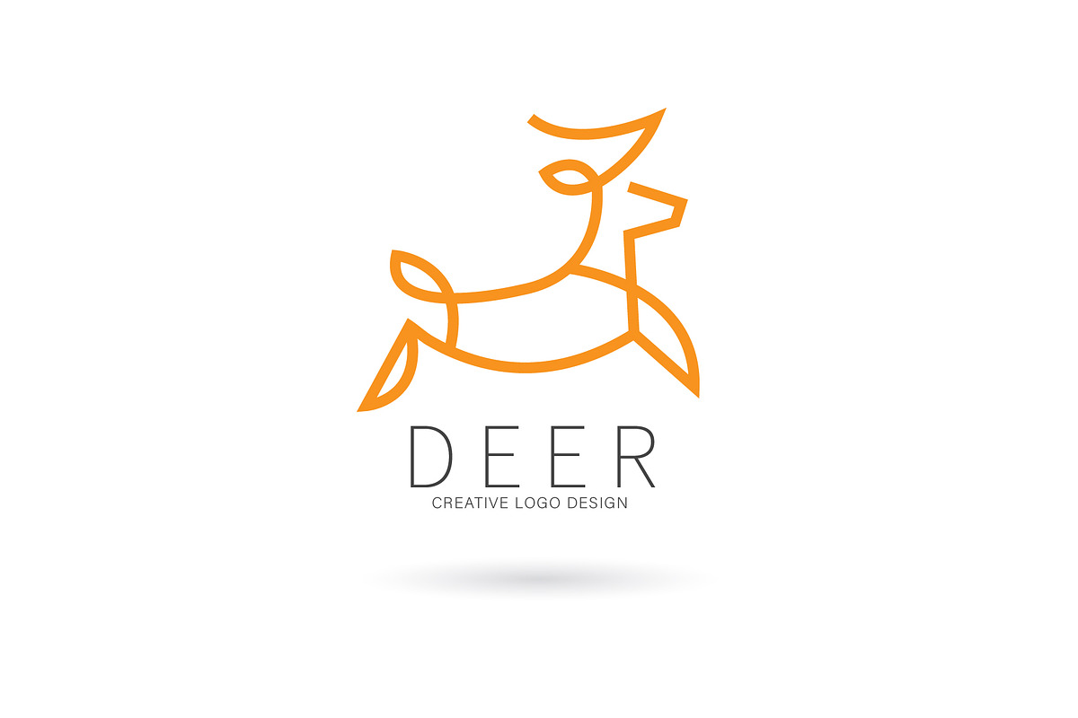 Deer logo, gazelle logo, a Branding & Logo Template by Logocreative (Photo 1 of 3)