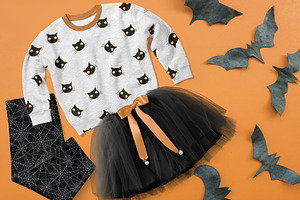 Halloween Witch Graphic Set