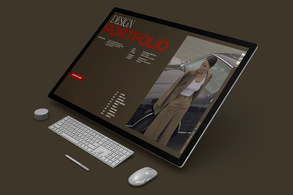Design Portfolio Presentation preview 7