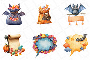 Halloween Trick or Treat Clipart, an Illustration by DreamPrint404 (Thumbnail 5 of 5)