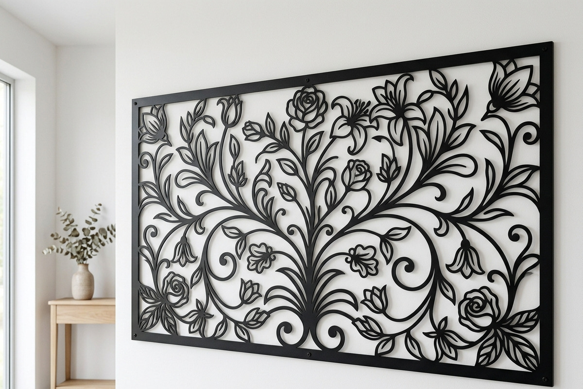 50 Elegant Floral Wall Panel, a Decorative Illustration by Amazin_art (Photo 5 of 27)