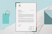 Clean Letterhead Template, a Stationery Template by ResumeDevisers (Thumbnail 3 of 6)