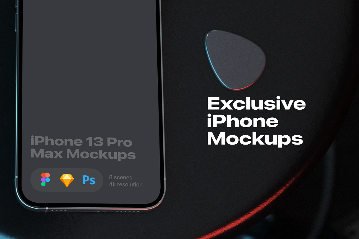 8 Custom mockups, an iPhone Mockup by 360 Mockups (Photo 2 of 7)