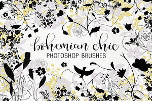 Bohemian Chic photoshop brushes