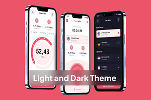 Mesia VPN - VPN Mobile App UI Kits