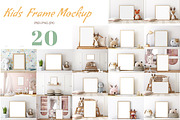 Frame Mockup Bundle Kids - 46, a Household Mockup by Mockup Shop (Thumbnail 1 of 20)