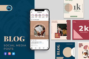 Blogging Social Media Template