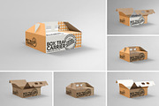 Box Carrier Tray Packaging Mockup, a Cups & Container Mockup by INCDesign (Thumbnail 4 of 7)