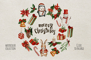 Christmas watercolor